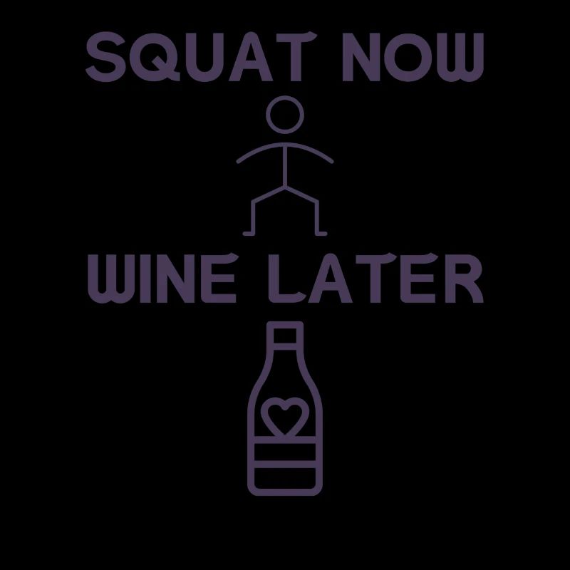 squat now wine later