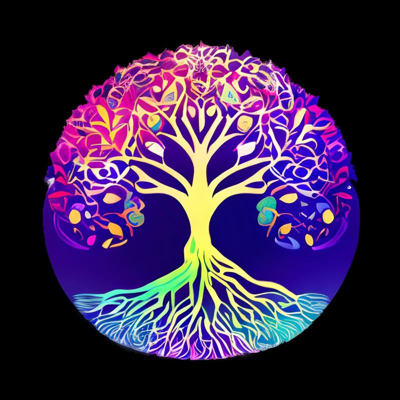 Lebensbaum Meditation Baum des Lebens Yoga