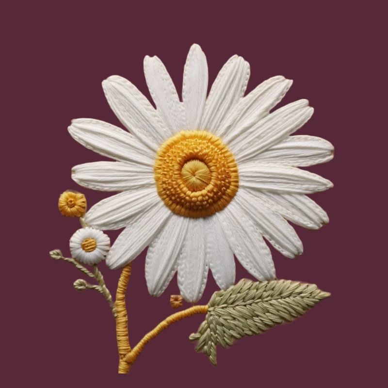 Gesticktes Gänseblümchen