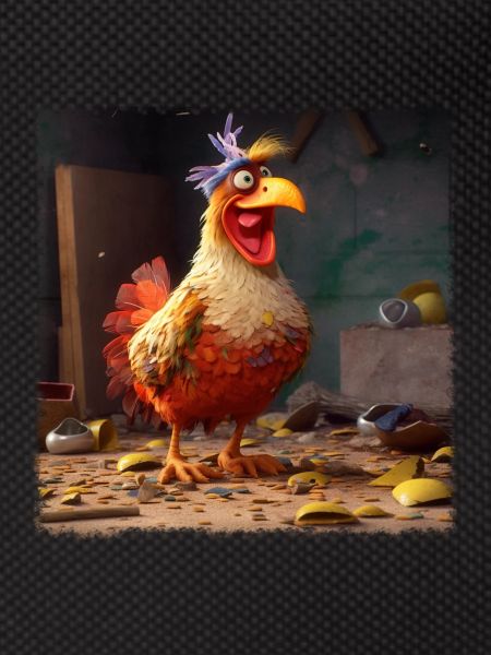 Crazy chicken