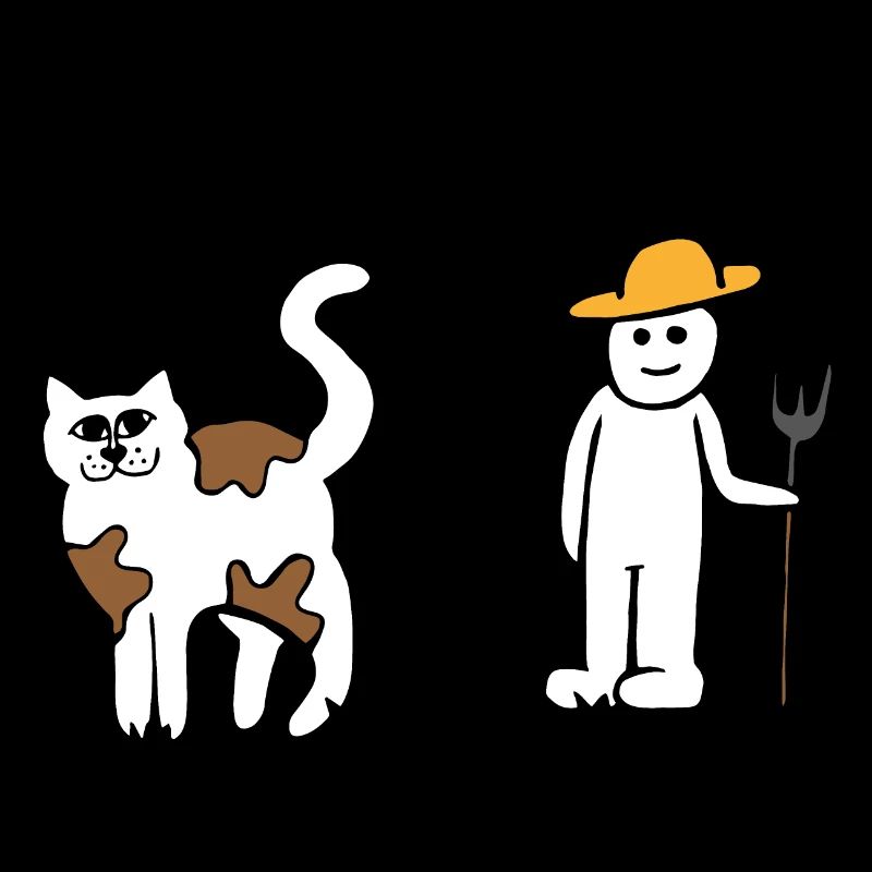 Éleveur de chats bovins