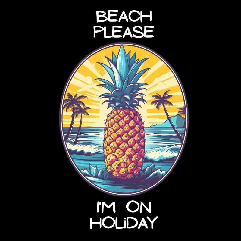 TropicPineapple Beachwear - Strand Bitte