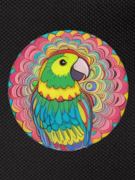 beautiful bright parrot |
