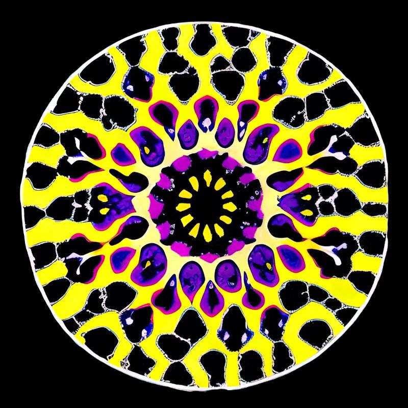colorful inkblot |