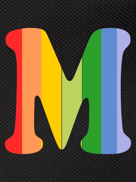 Letter M Rainbow