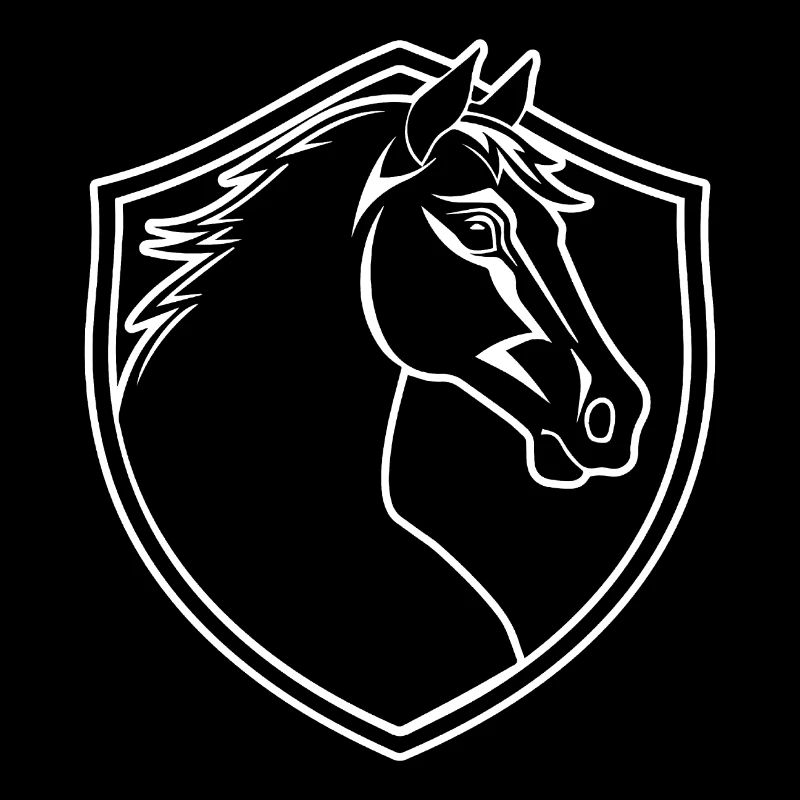 Poney tête de cheval