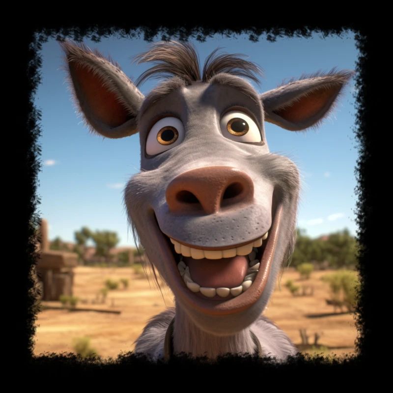 crazy donkey