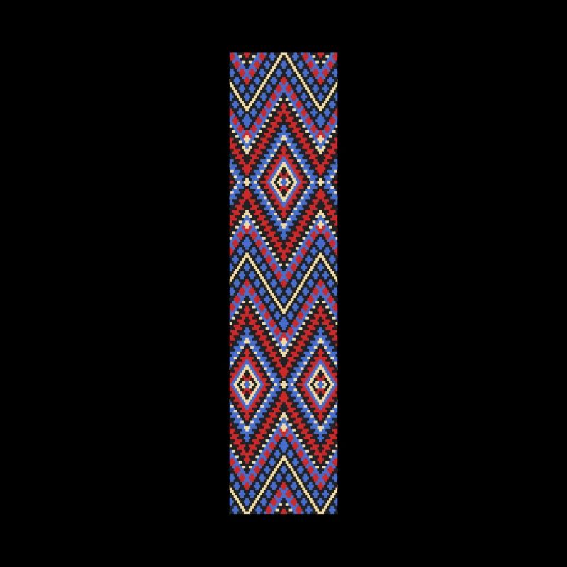 Monogram Letter I- geometric pattern