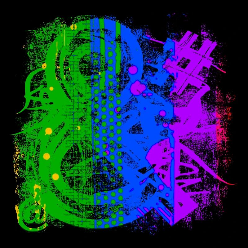 Graffiti style Splash hip hop colors painter color