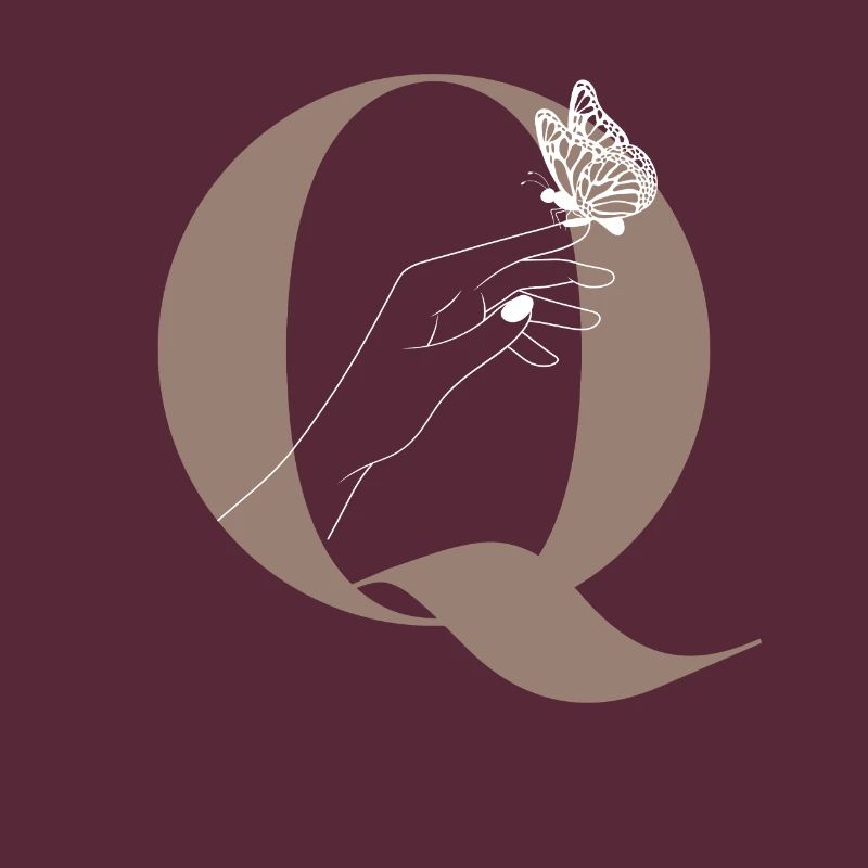 Letter Q Magic butterfly