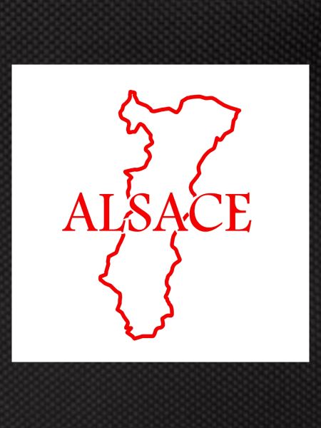 Map of Alsace