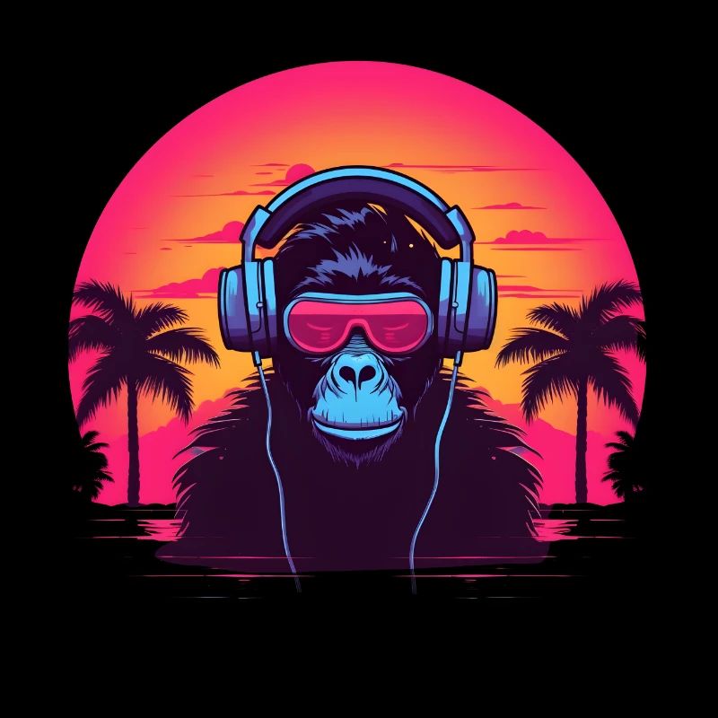 Synthwave DJ Ape