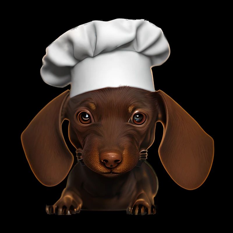 Chien teckel restaurateur teckel chiot chiens de cuisine