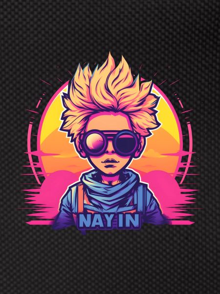 Synthwave Boy Sunset