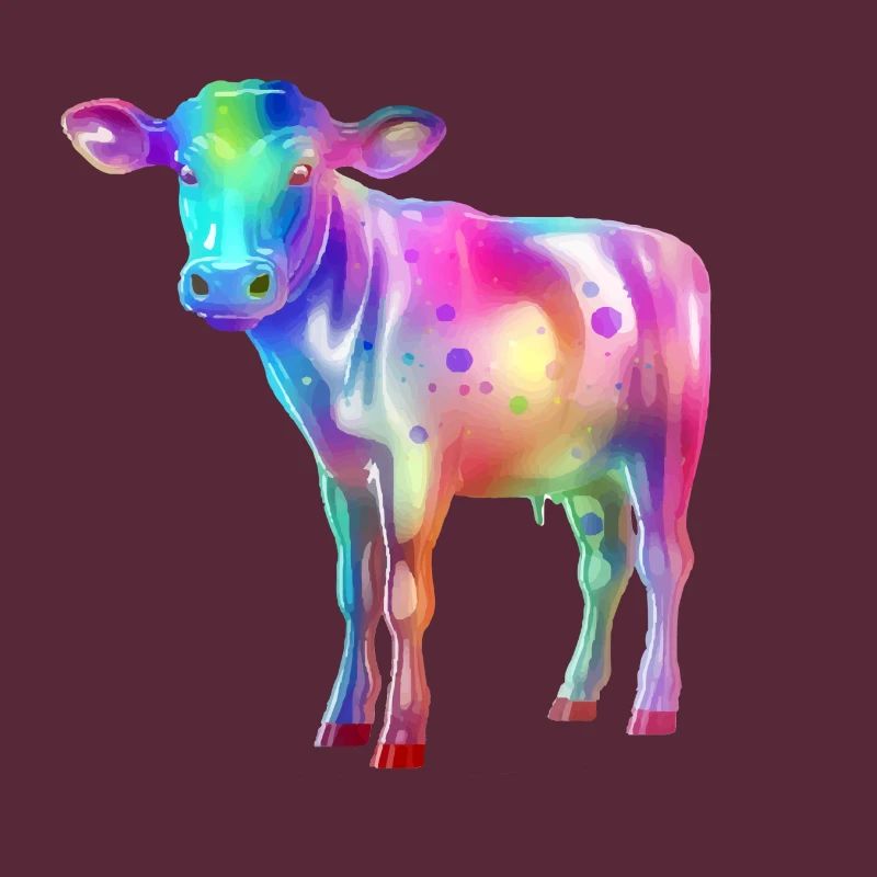 Exa la vache multicolore