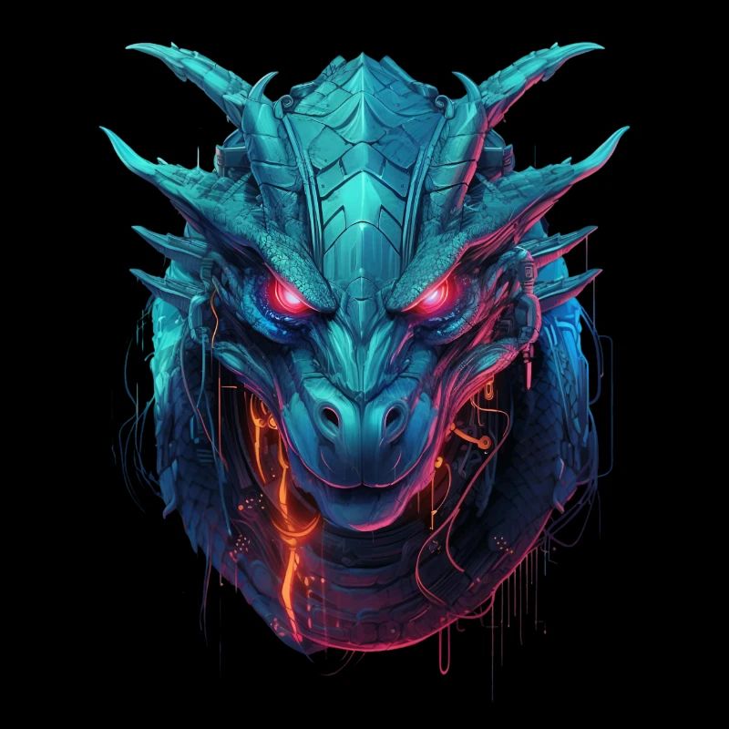 Techno-Drache - Der Cyberpunk-Mythos