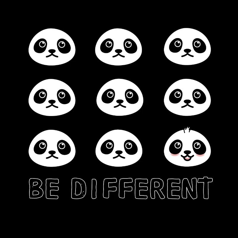 BE DIFFERENT Panda