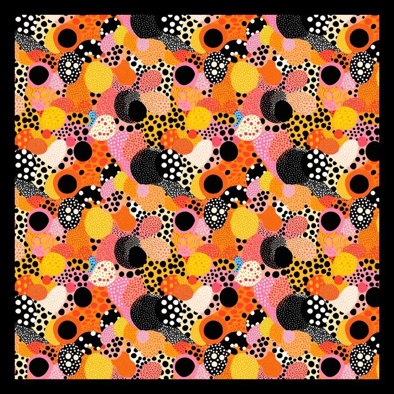 Abstract Seamless Pattern Shapes Lines Modern Art