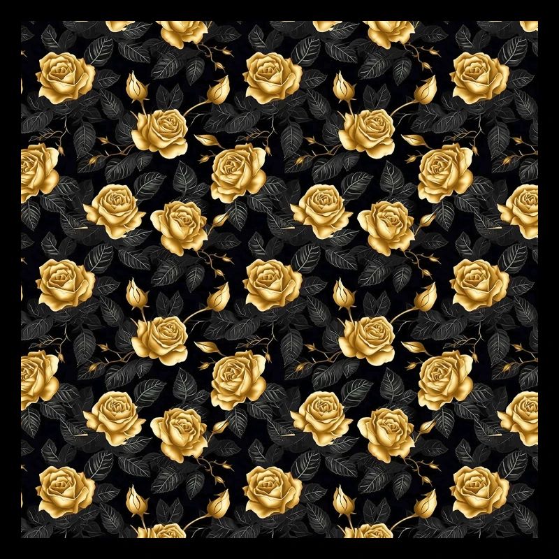 Roses Seamless Pattern Beautiful Elegant Aesthetic