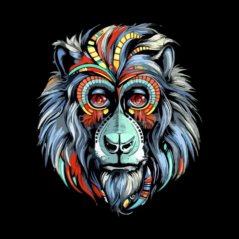 Kajou der Mandrill
