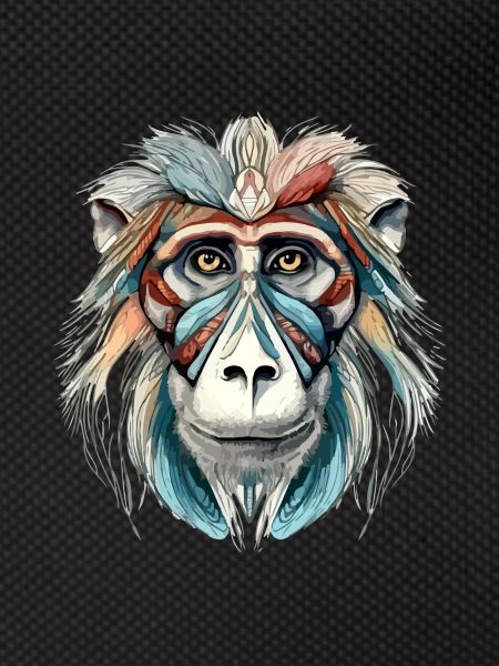 Kiju the mandrill