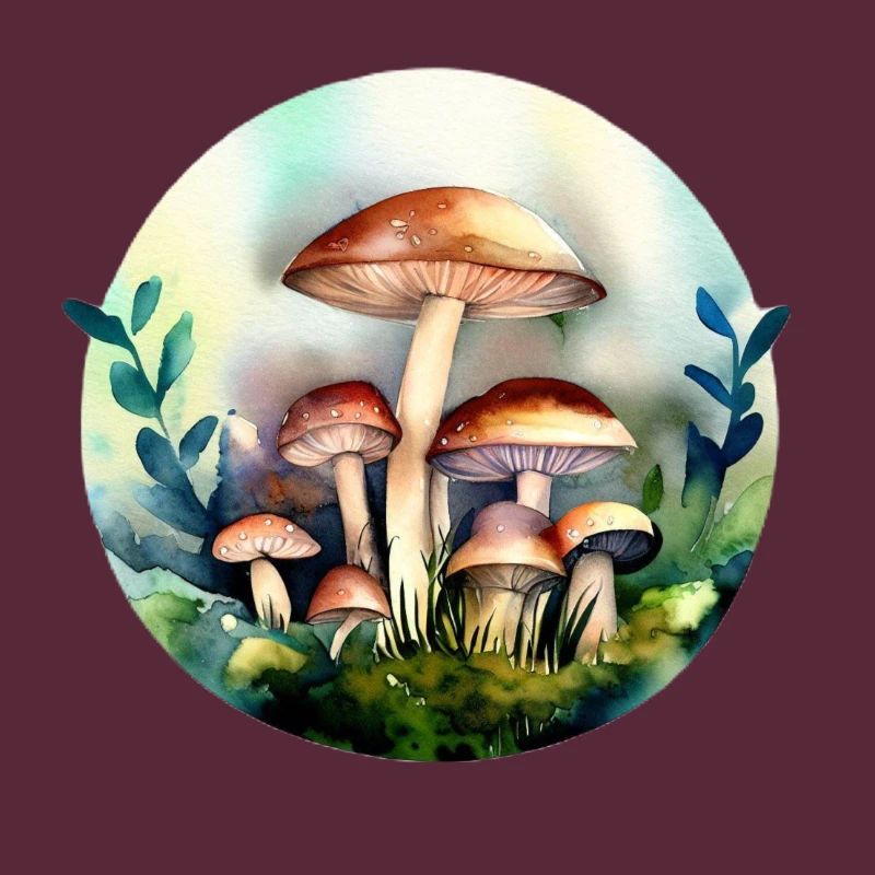 Champignons dans la forêt Champignons