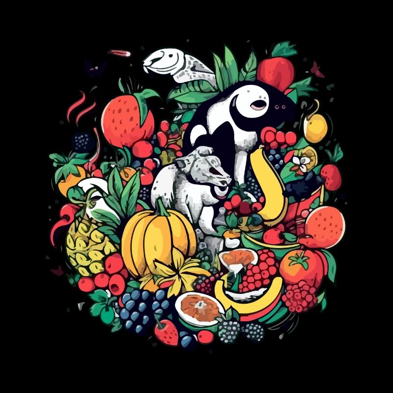 Fruits and animals