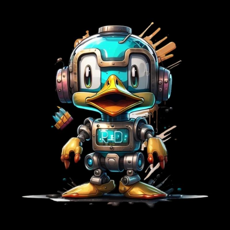 Roboter Ente