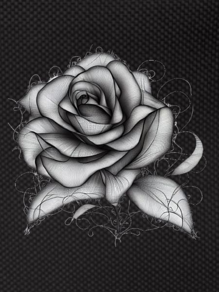 Rose filigrane