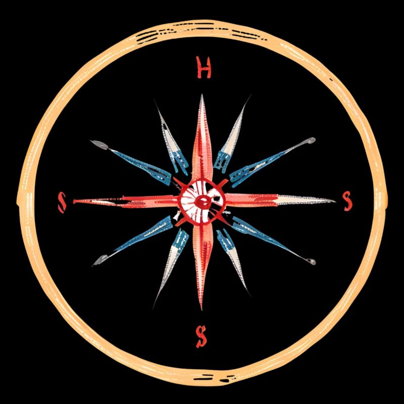 Nordic Viking Compass