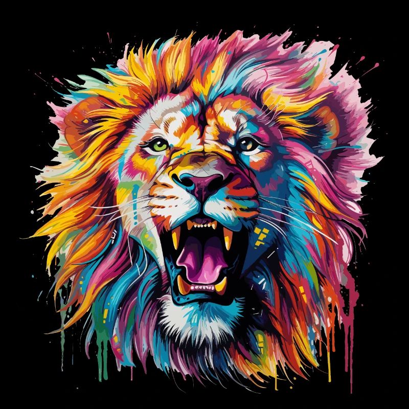 colorful mane