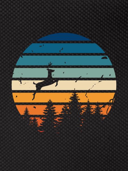 Retro deer