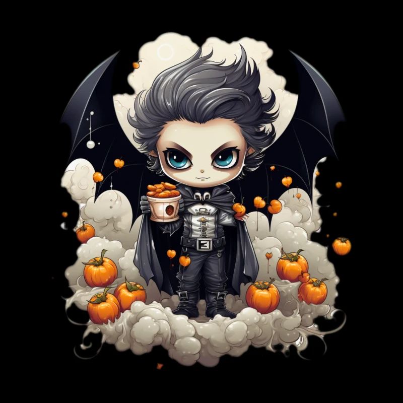 Chibi Vampire Halloween Shirt