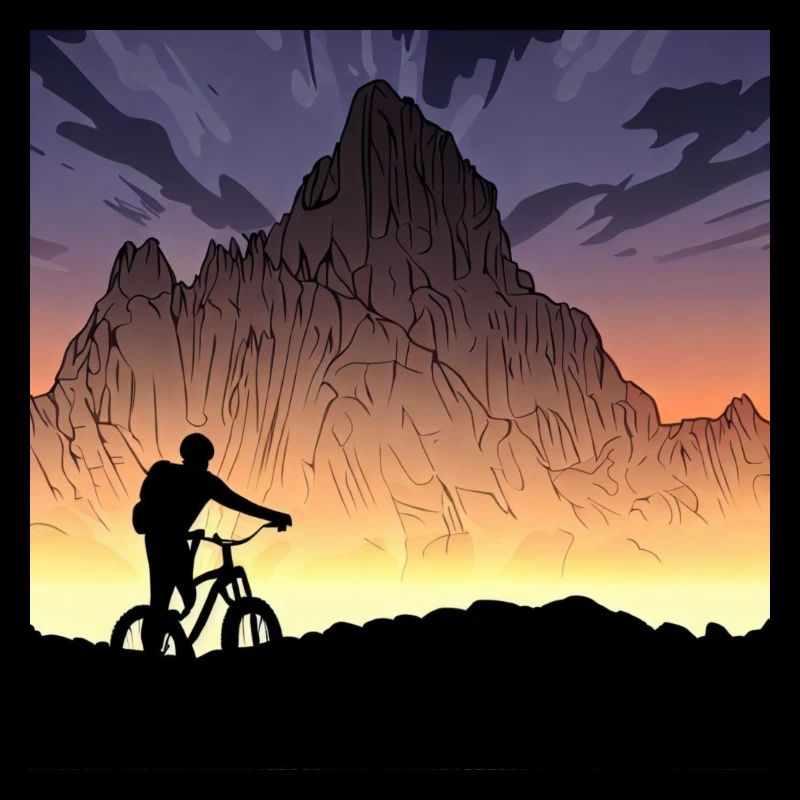 Mountainbiker Bergradler