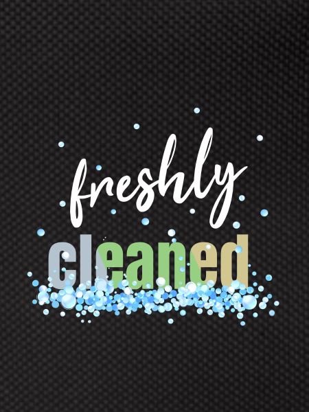 freshly cleaned