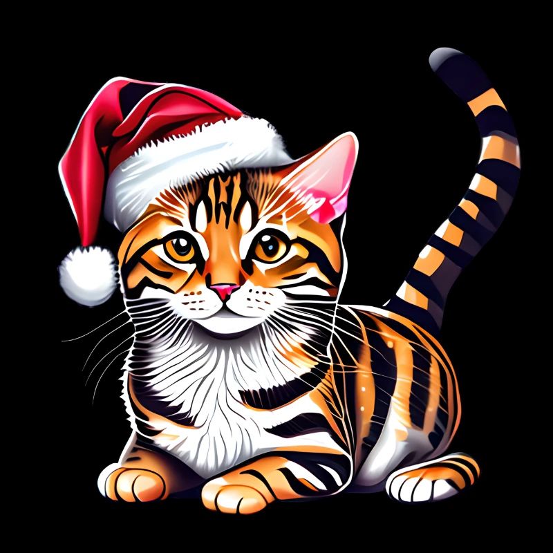 Chaton de Noël du Bengale Chaton du Bengale