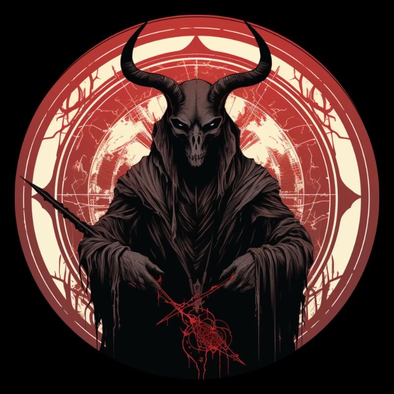 Demon Hunter Devil rund Design