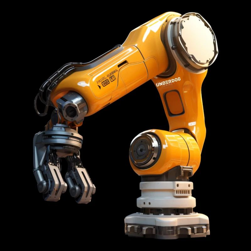 Inserter, RoboterArm, Industrie High-Tech Style