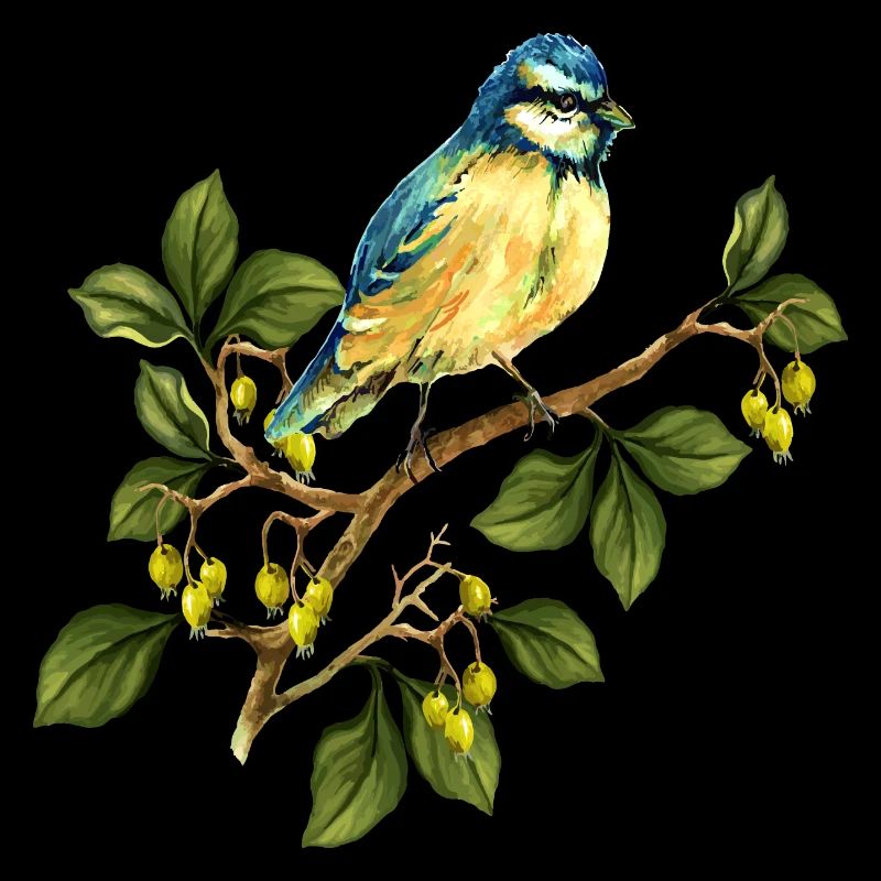 Bunter Vogel