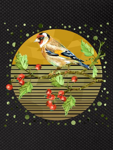 Bunter Vogel