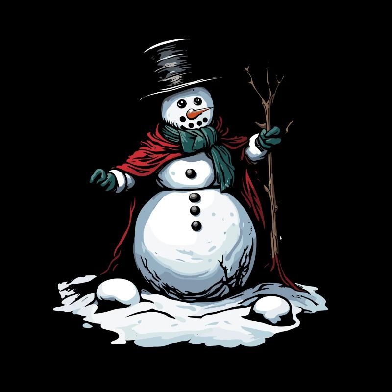 Snowman / Winter / Snow / Comic / Cold