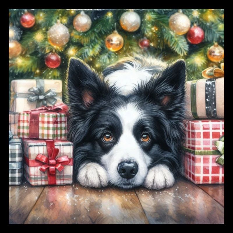 Noël Border Collie