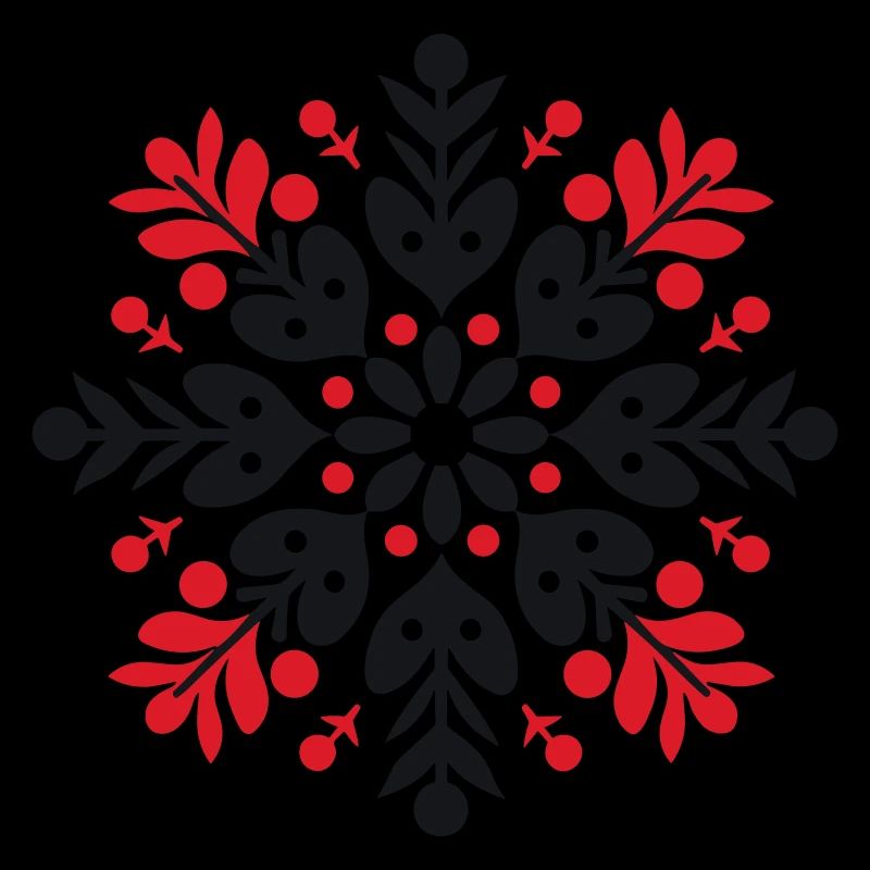 Flocon de neige saisonnier