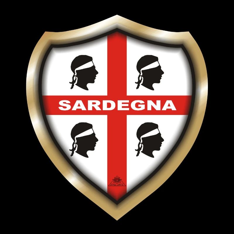 Écusson Sardaigne 4 landes