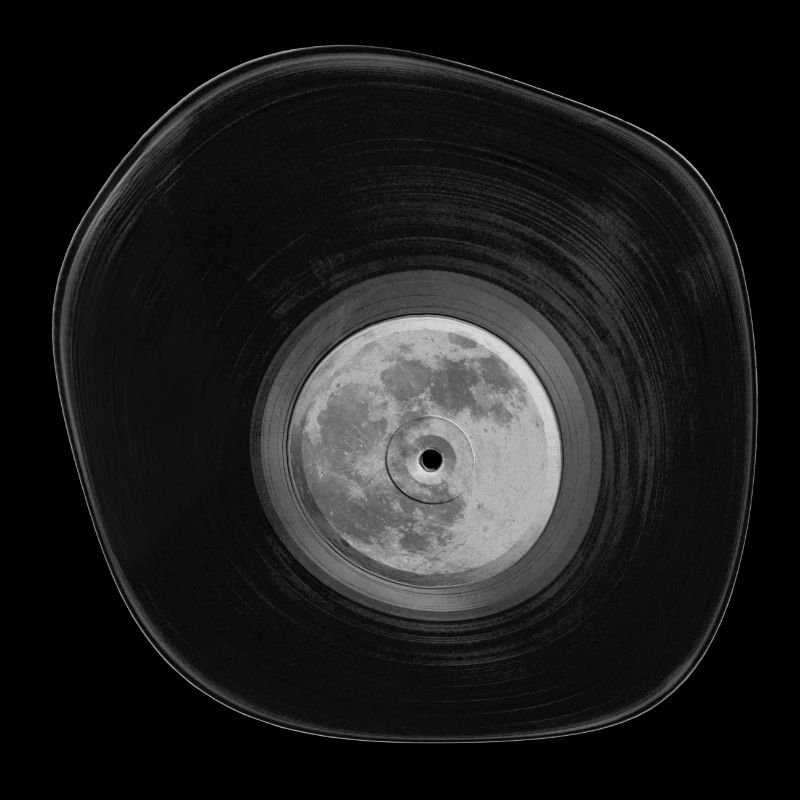 Trippy Moon Vinyl - Full Moonlight Record
