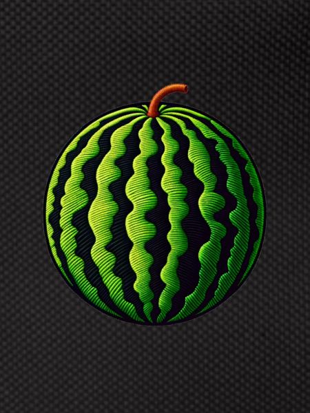 Bestickte Wassermelone