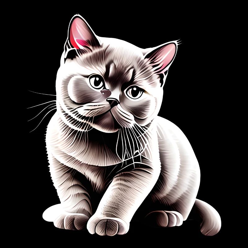 British Shorthair, Chat, Chat, Chaton, Chats