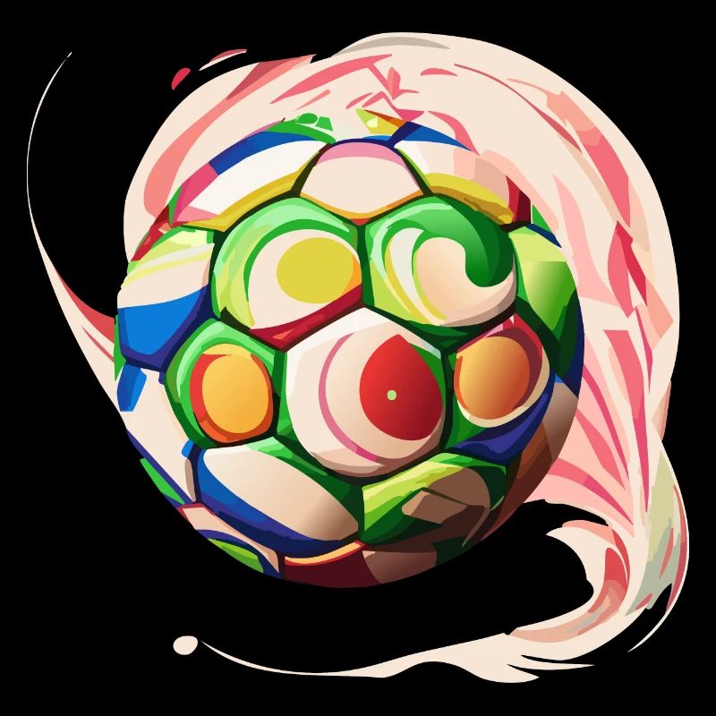 Bunter Fußball