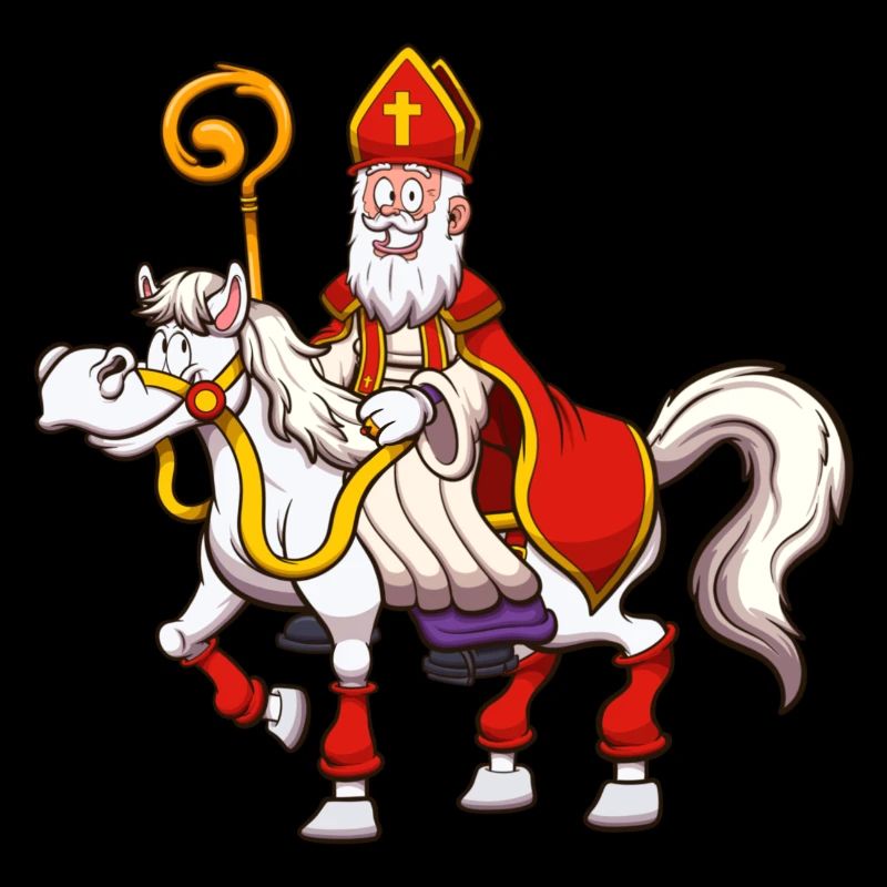 Saint Nicolas à cheval