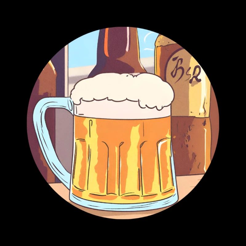 Kühler Biergenuss